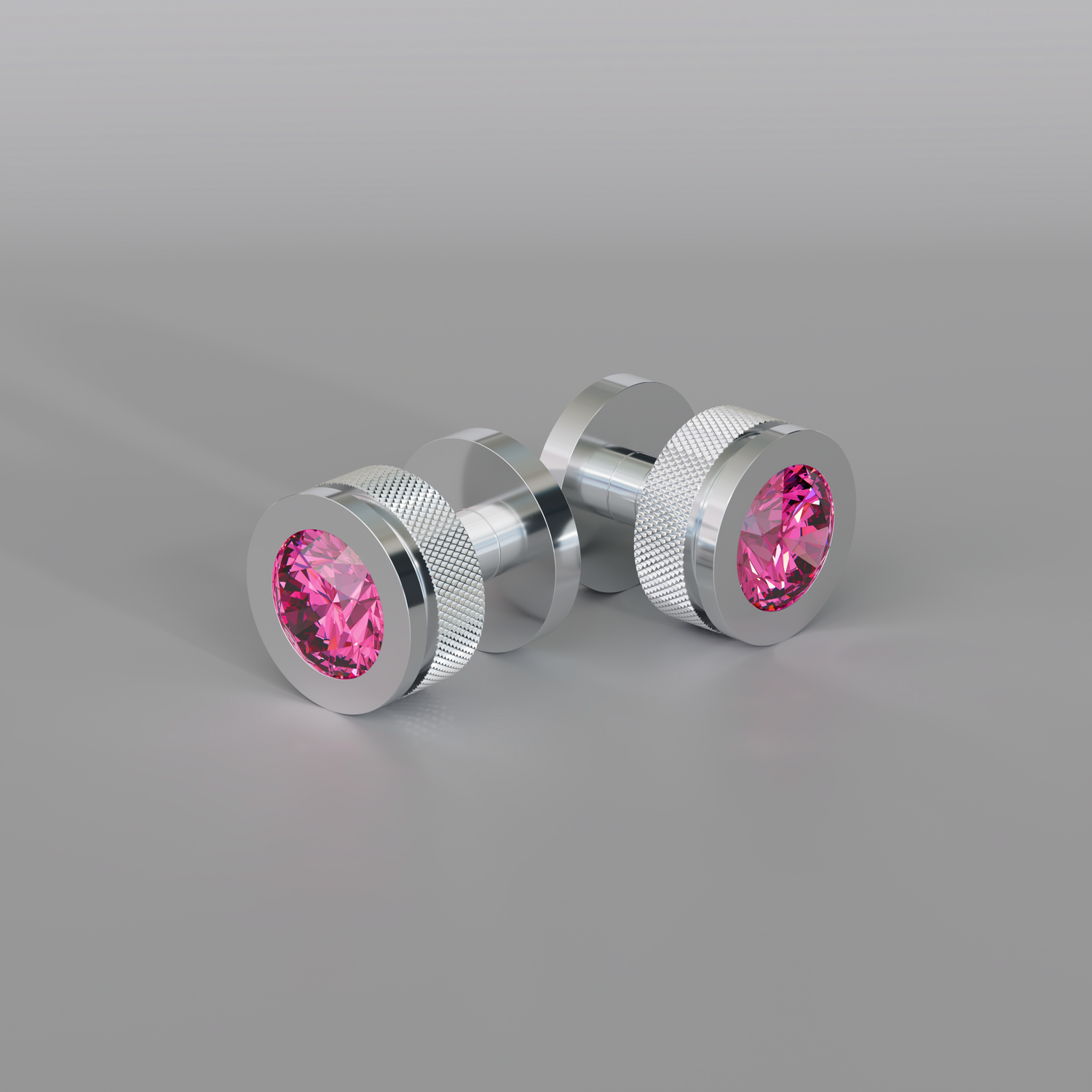 Superalloy Cufflinks Pink