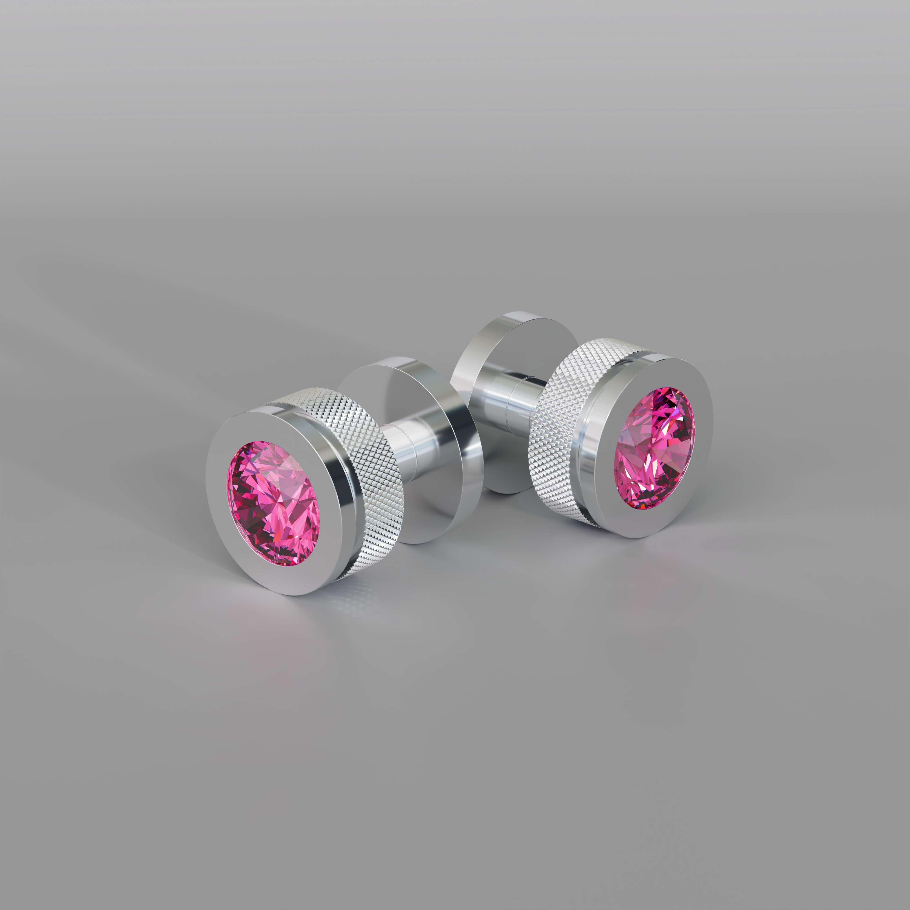 Superalloy Cufflinks Pink