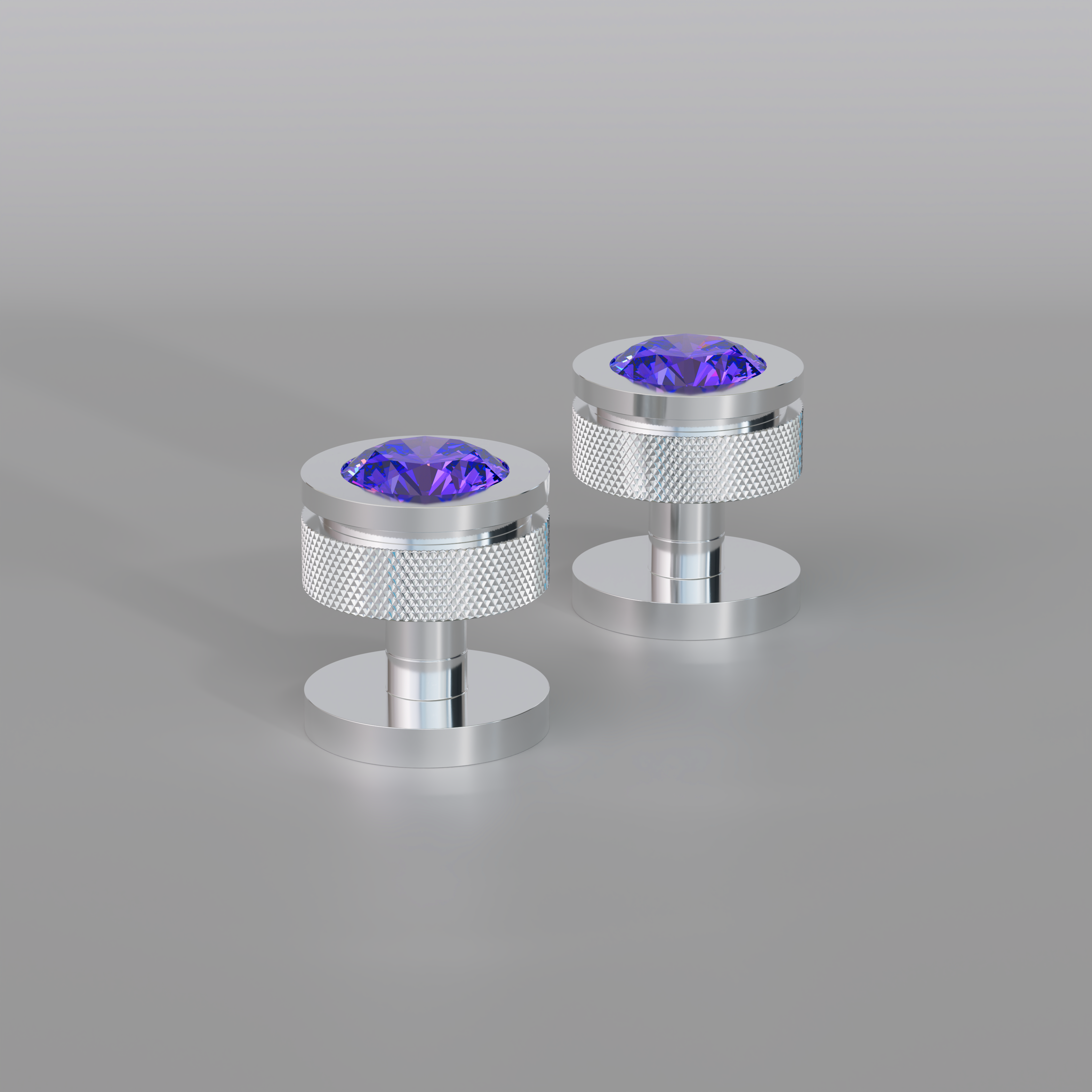 Superalloy Cufflinks Purple