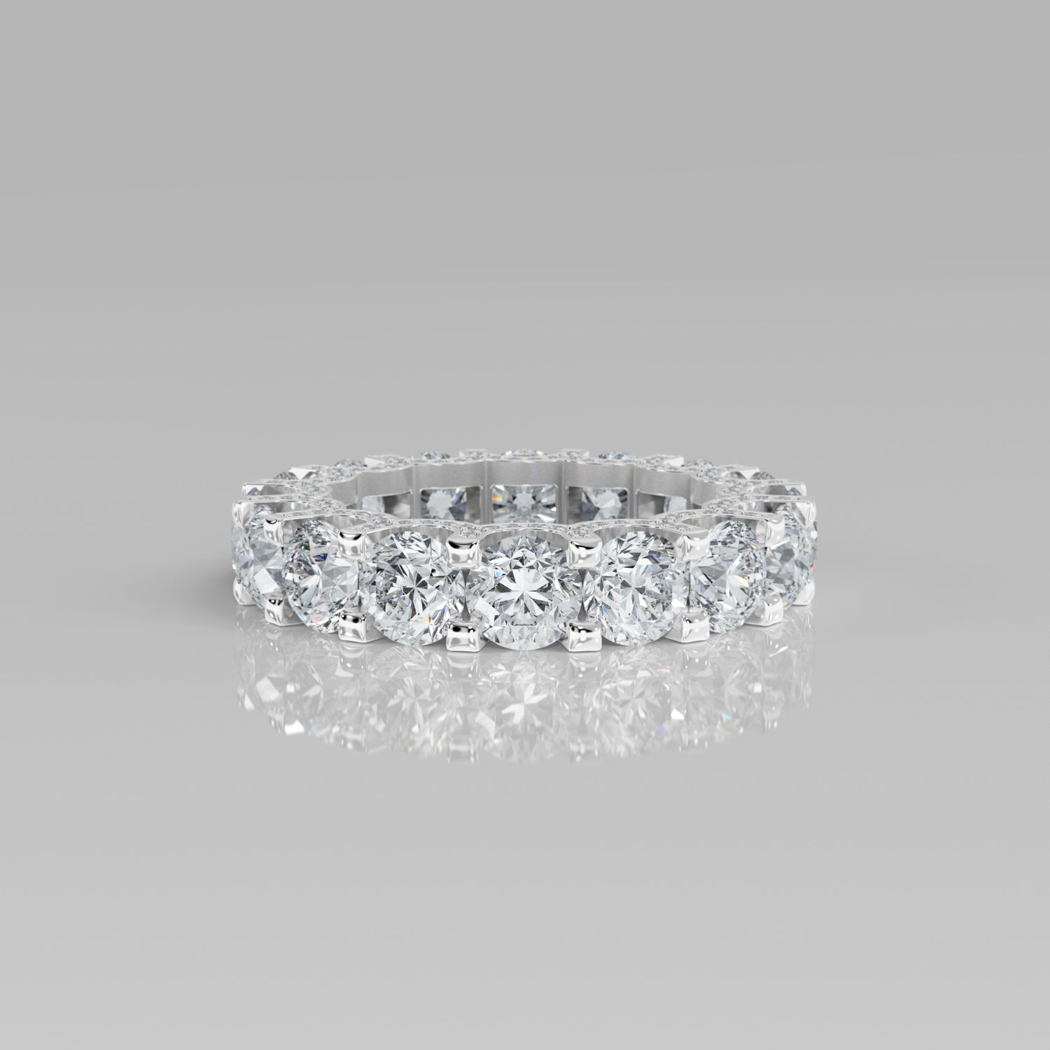 Rockstar Forever Ring - Round Diamond Pavé - Mark Gold