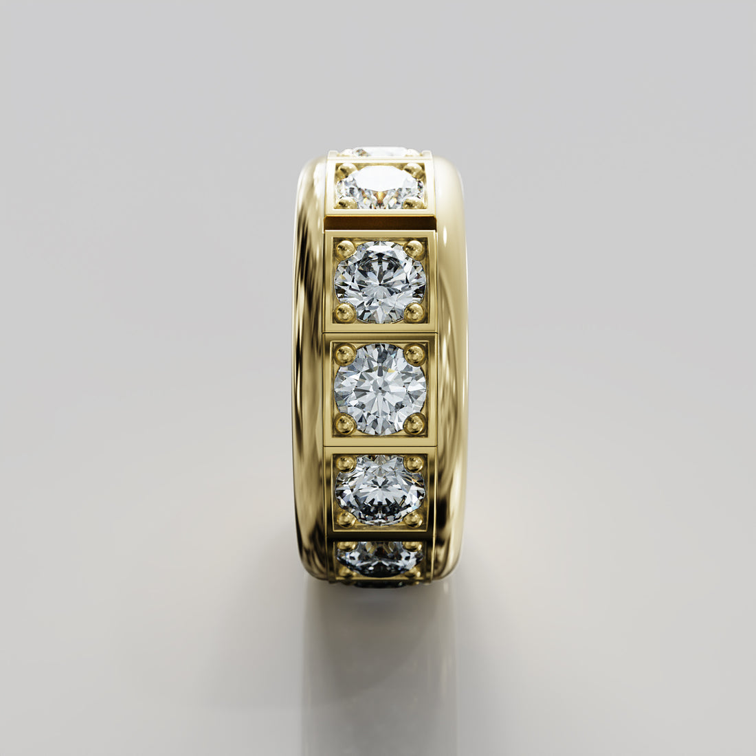 18ct Gold Diamond Twister - Mark Gold