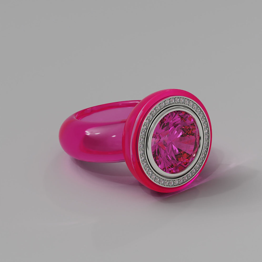 Hot Pink Bespoke Bold - Mark Gold