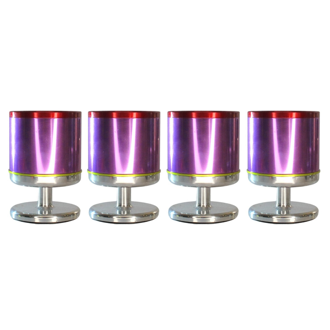 Cocktail Tumblers - Purple Alloy - Mark Gold