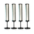 Champagne Flutes - Silver Alloy - Mark Gold